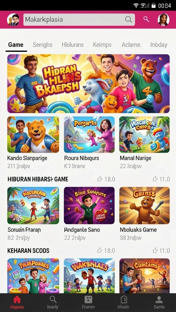 lusa777 - Screenshot menampilkan tema slot yang beragam.