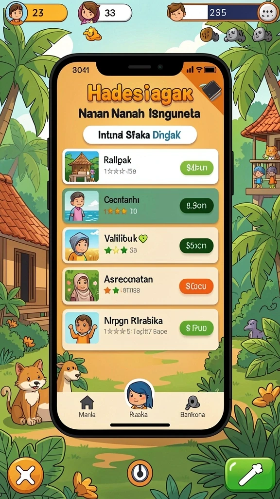 menara4d - Mode multiplayer untuk bersaing dengan teman.