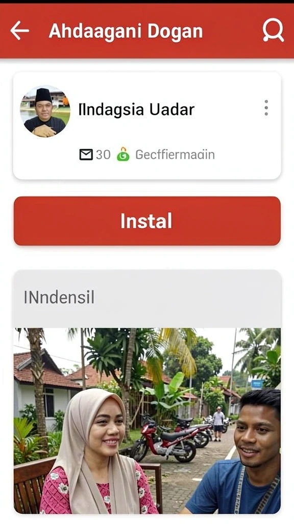 surga11 - Tampilan antarmuka pengguna yang modern dan menarik.